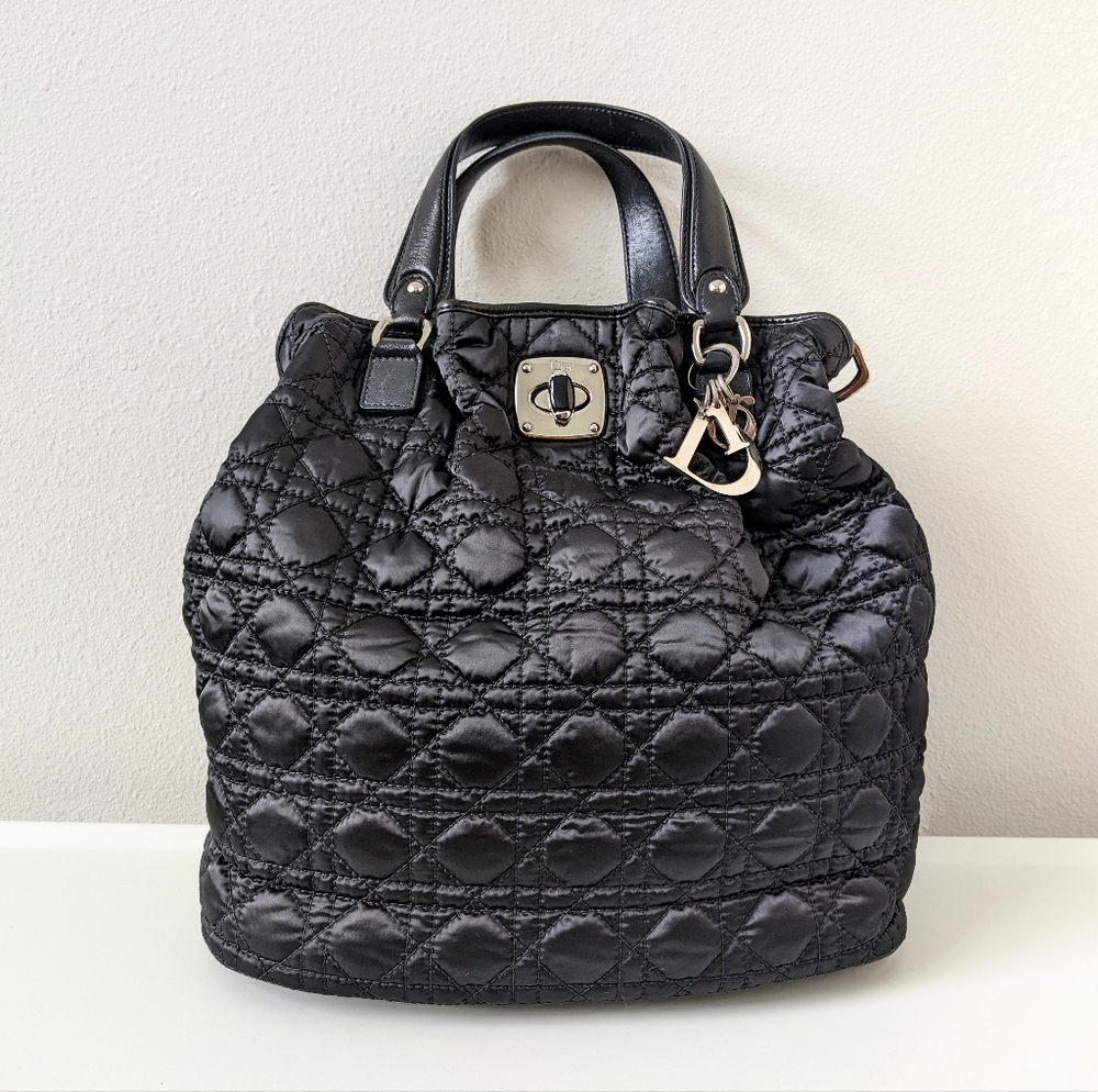 Dior Black Quilted Handbag